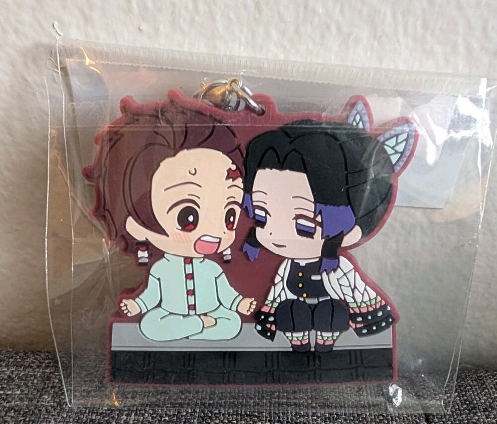 Demon Slayer Vol 8 Tanjiro Shinobu Rubber Charm Brand New US Seller